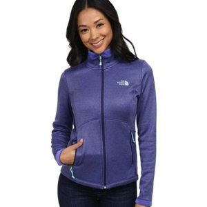 The North Face Agave Violet-Blue Purple Softsheel Fleece-Lined Jacket Small EUC